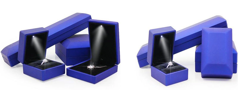 Creative LED Light Jewelry Box, Propose Ring Box, Pendant Gift Box, Wholesale Jewelry Box